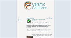 Desktop Screenshot of ceramicsolutions.info